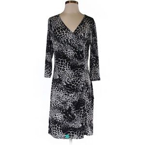 Dana Buchman animal print dress